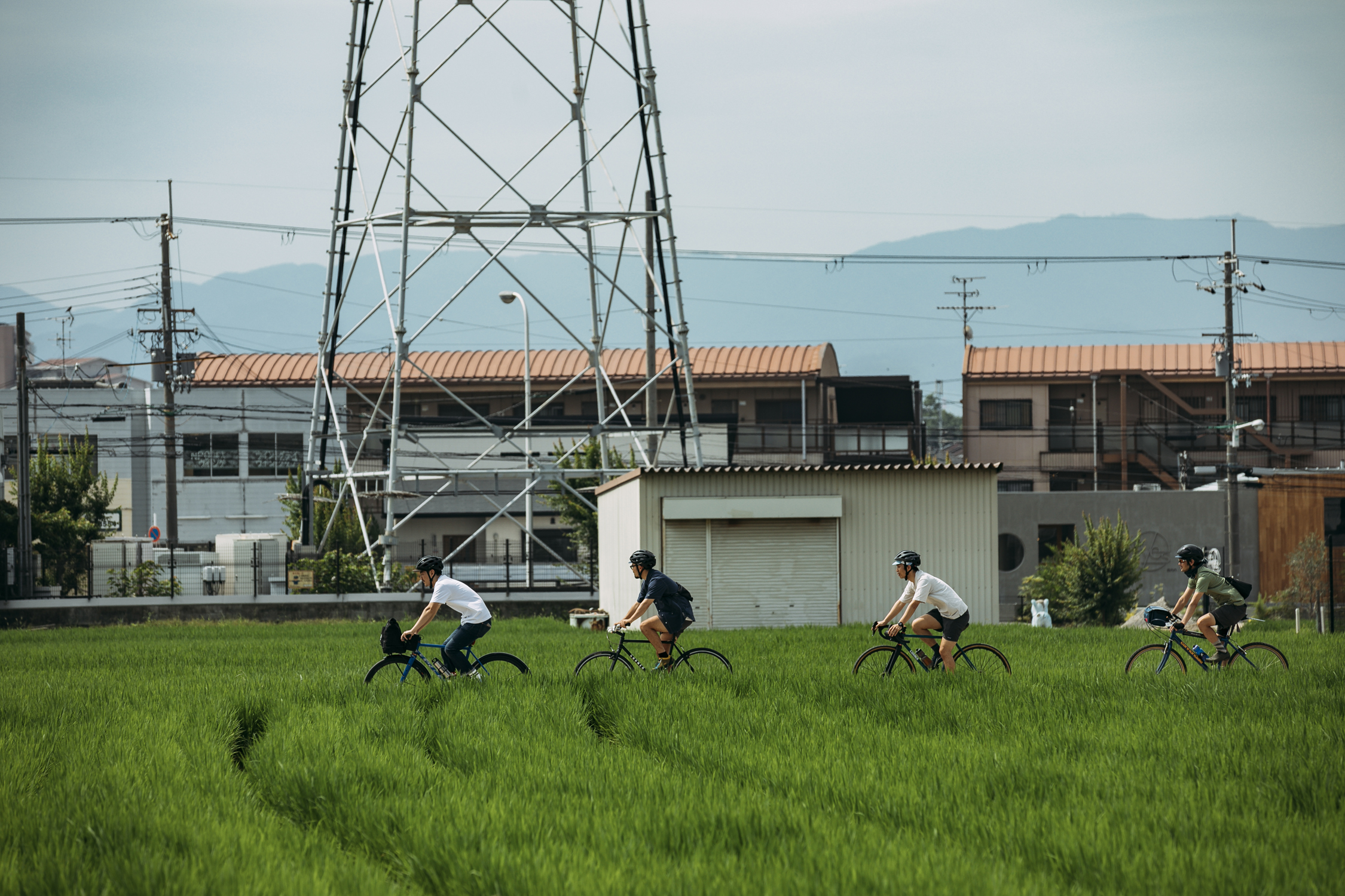 praticare il Gravel a Sakai City, Giappone, con Shimano GRX Limited