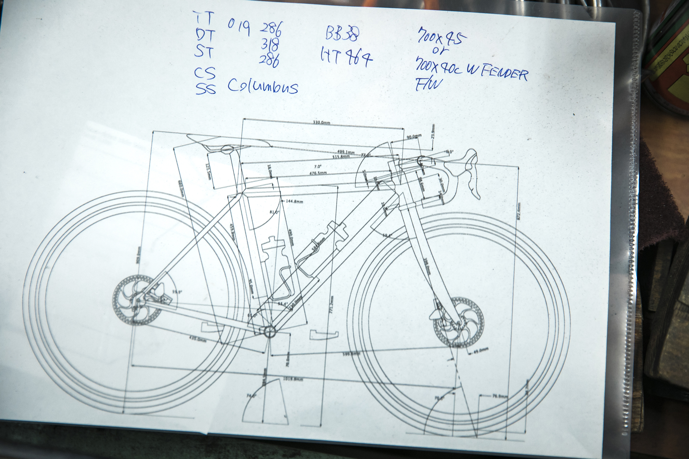 Tegneplaner for gravelcykler